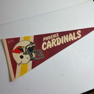 Vintage 80s NFL Phoenix Cardinals Pennant